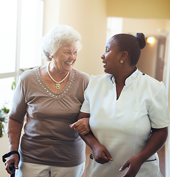 Caregiver with Older Woman